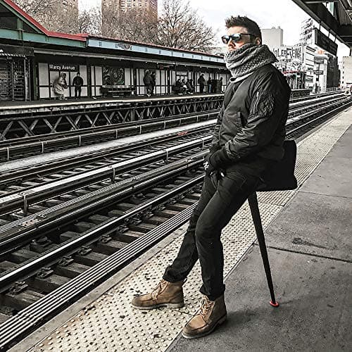 Eizur Foldable Portable Folding Chair Stool Adjustable Telescopic Chair Lightweight Comfortable Folding Chair for Outdoor Travel Hiking Waiting