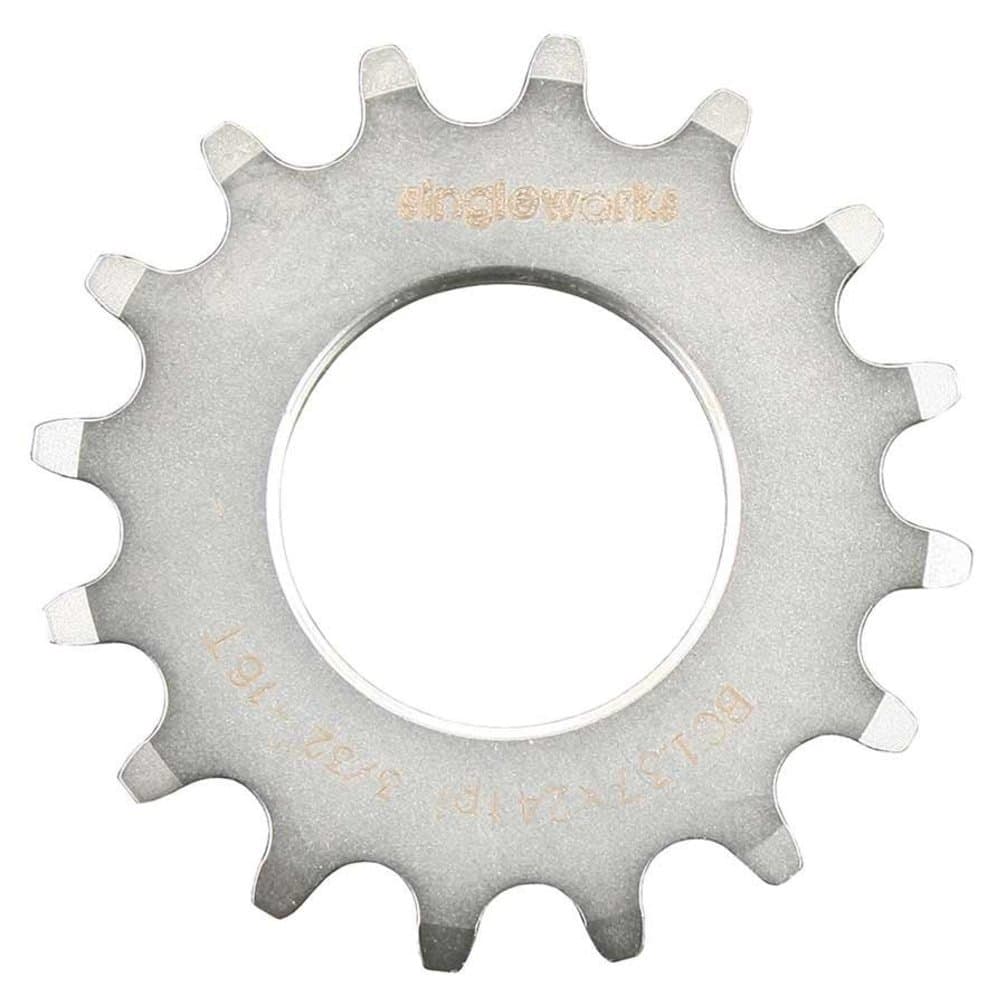 Singleworks 3/32" Cromo Track Cog Sil 16T