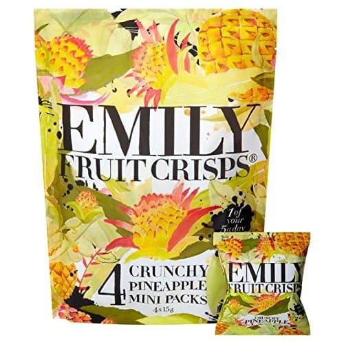 Emily Fruit Crisps Crunchy Pineapple 15g x - 4 per pack (0.13lbs)