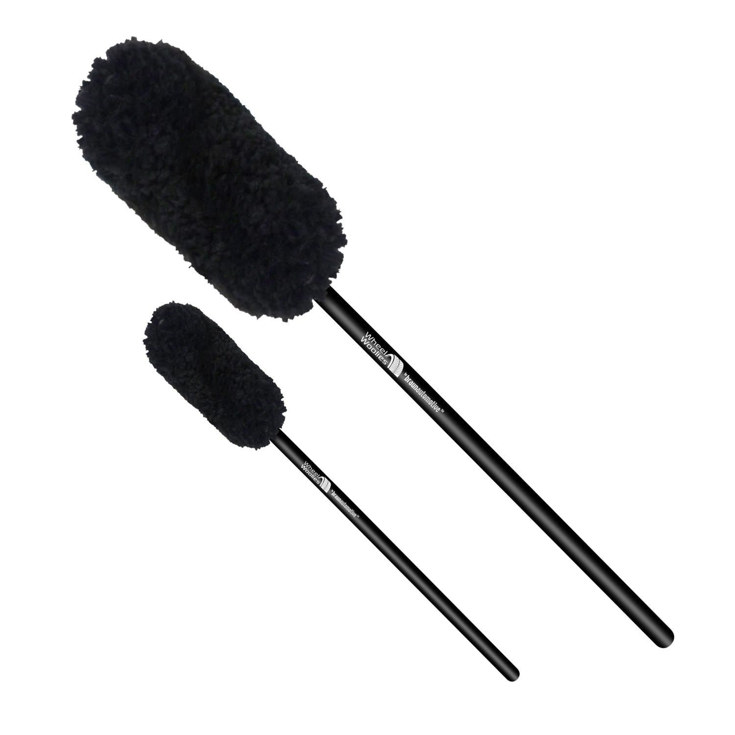 Wheel Woolies - 2 Piece Original Wheel Cleaning Brushes (Large and Medium Brushes) Genuine From USA