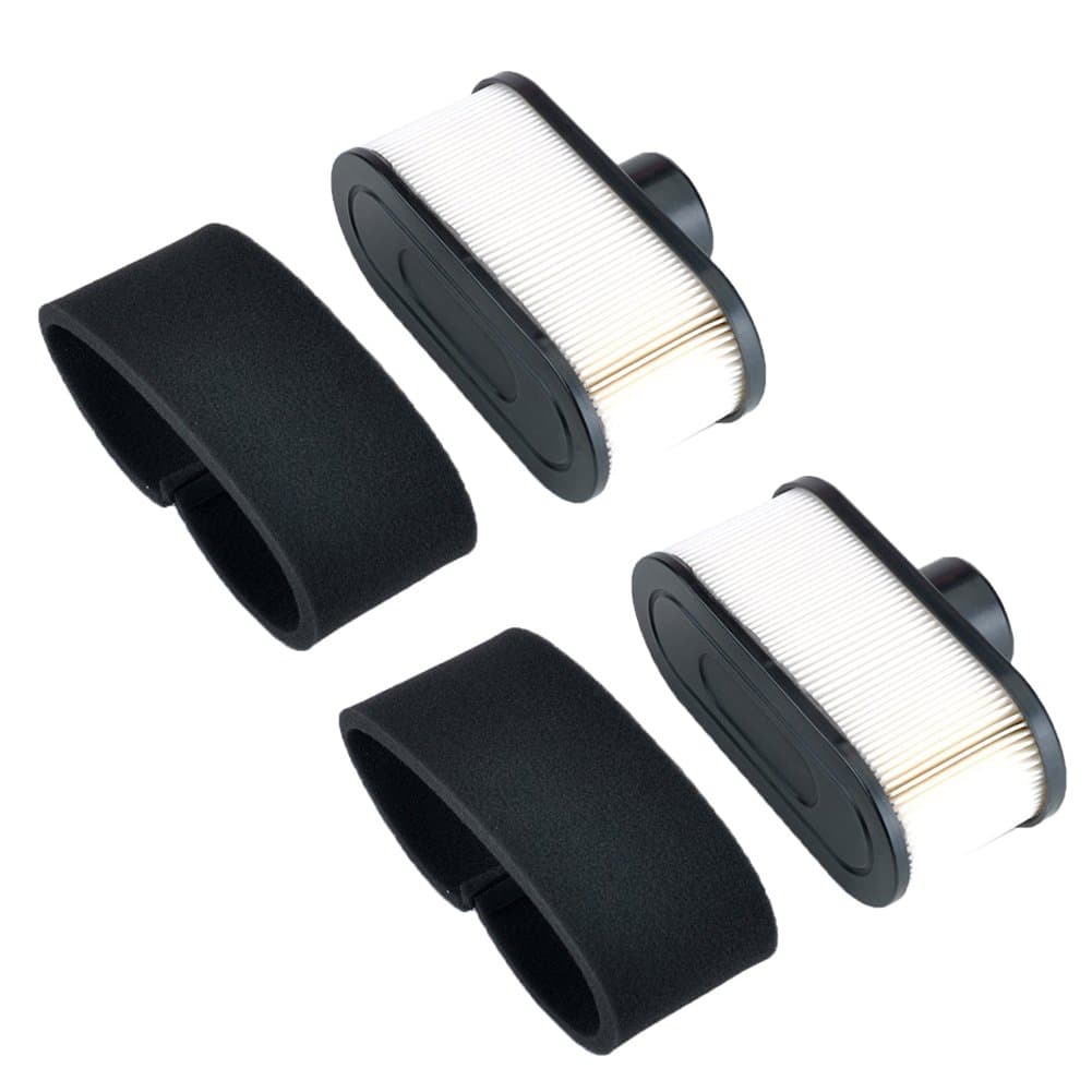 KlirAir Lawn Mower Engine Air Filter and Pre Filter Set Replace Kawasaki 11013-7047,11013-7046 for FR Series and FS Series