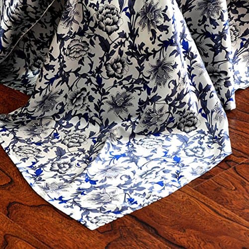 Reactive printed pure silk bed linen/ wide silk fabric sheets-D 140x200cm(55x79inch)