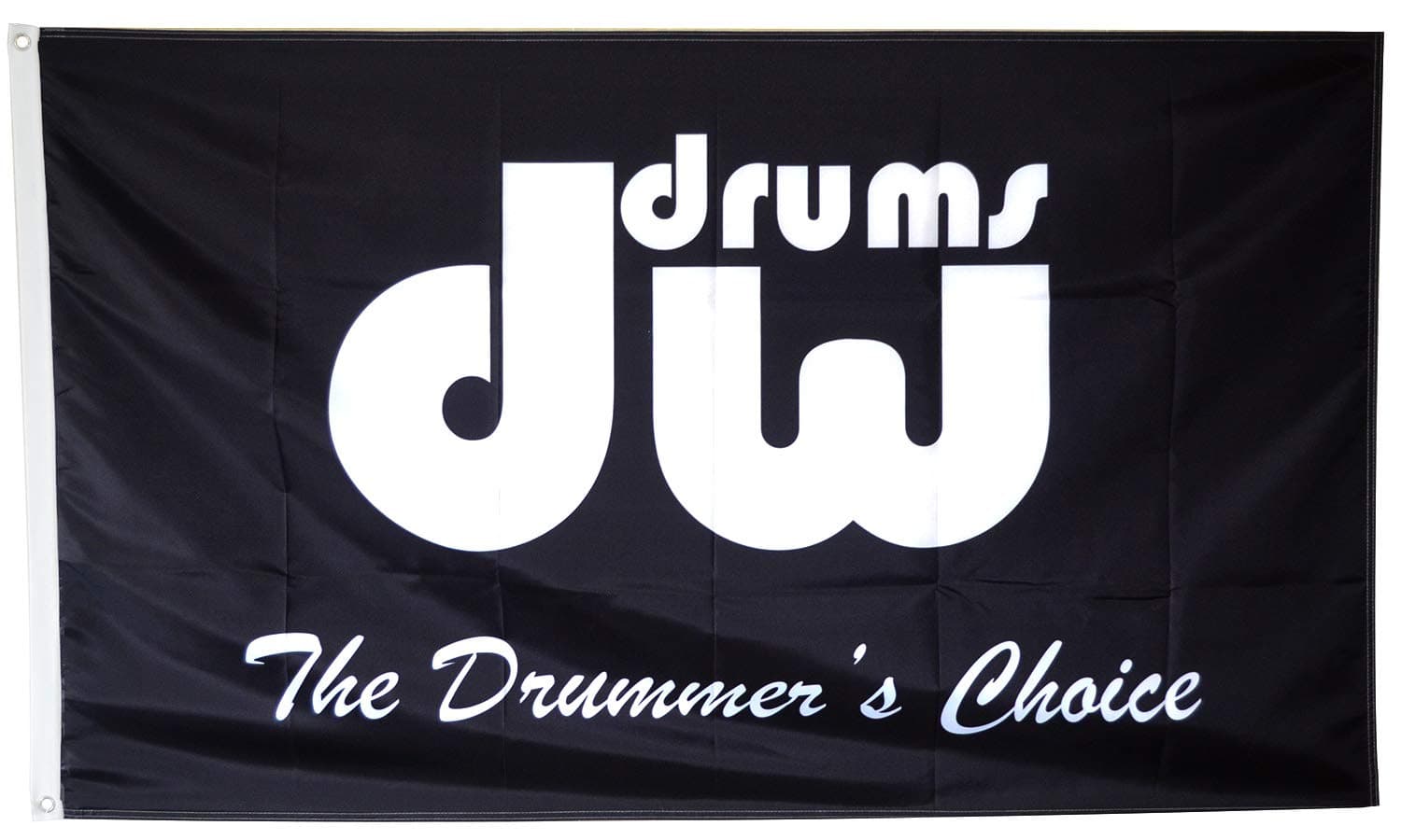 Cayyon DW Drums Flag 3x5ft Black Banner