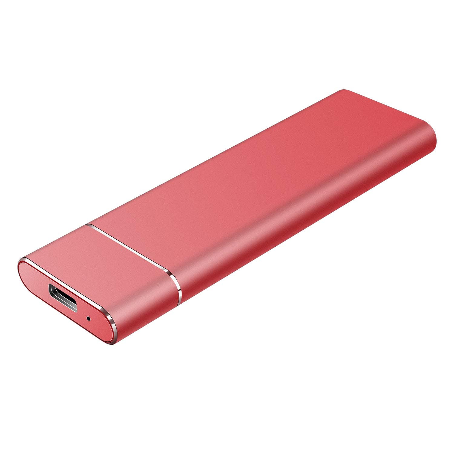 External Hard Drive 1TB,Jetzz Portable Hard Drive External Type C Ultra Slim External USB 3.1 Hard Drive for Mac, PC, Laptop (1TB, Red)