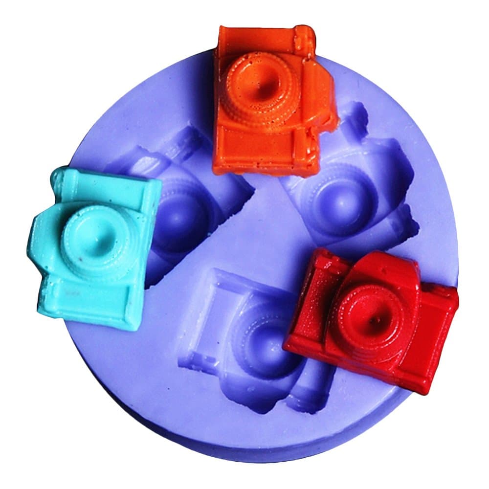 Baidercor Vivid Camera Silicone Chocolate Molds Candy Mold Set Of 3