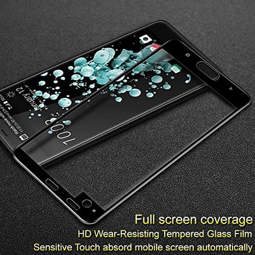 [2-Pack] -For HTC U ultra Tempered Glass HTC U ultra Screen Protector 3D Curved 9H Full Cover Phone Screen Protector Film for HTC U Ultra Thin