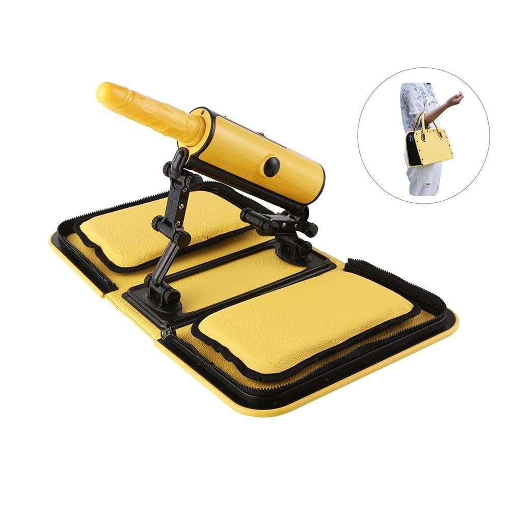 Tzteed Luxurious Adult Wireless Remote Control Machine Automatic Massage with Heating & Hand Free Suction Cup Multispeed Adjustable Telescopic Thrusting