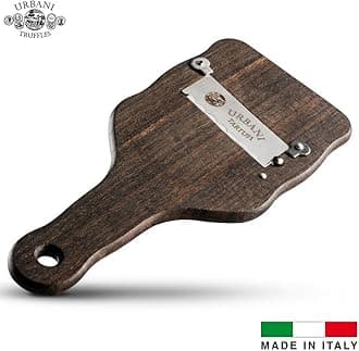 Professional Oak Wood Truffle Slicer/Shaver/Cutter by Urbani Truffles, Stainless Steel, Easily Adjustable Blade. Beautiful Design.