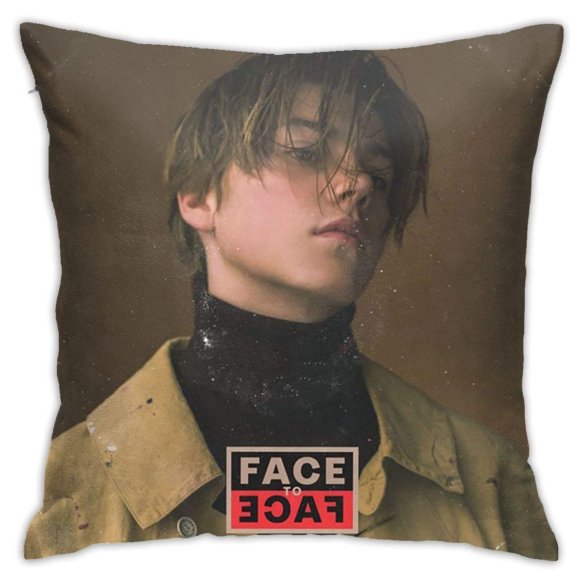 KOTHER Home Pillowcase Soft Pillows Cover Custom Made 18 X 18 Inch / 45 X 45 cm for Cusual