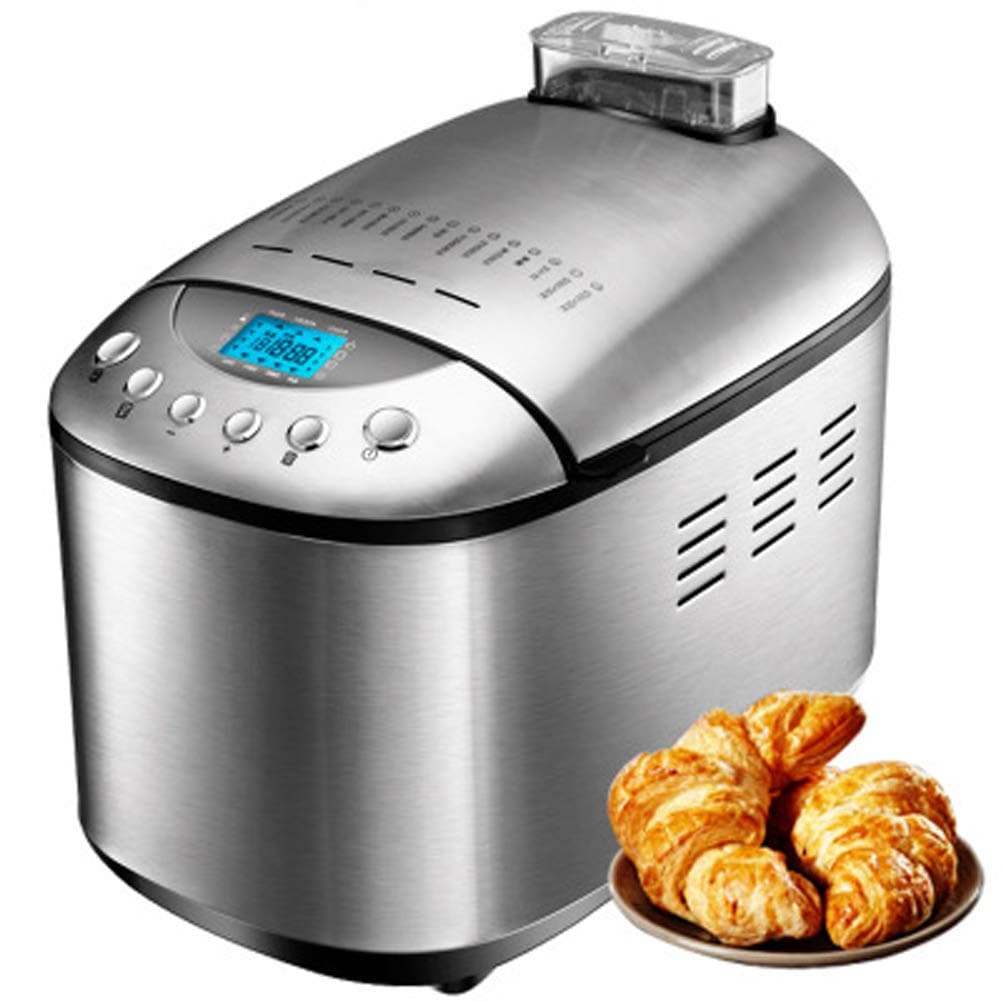 Fully Automatic Household Bread Machine Stainless Steel Double Mixing and Dough Maker