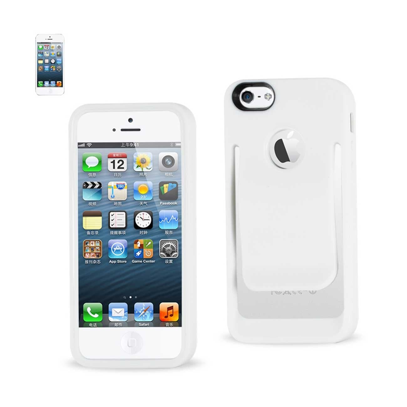 Apple Belt Clip Polymer Case for iPhone 5 - Retail Packaging - White