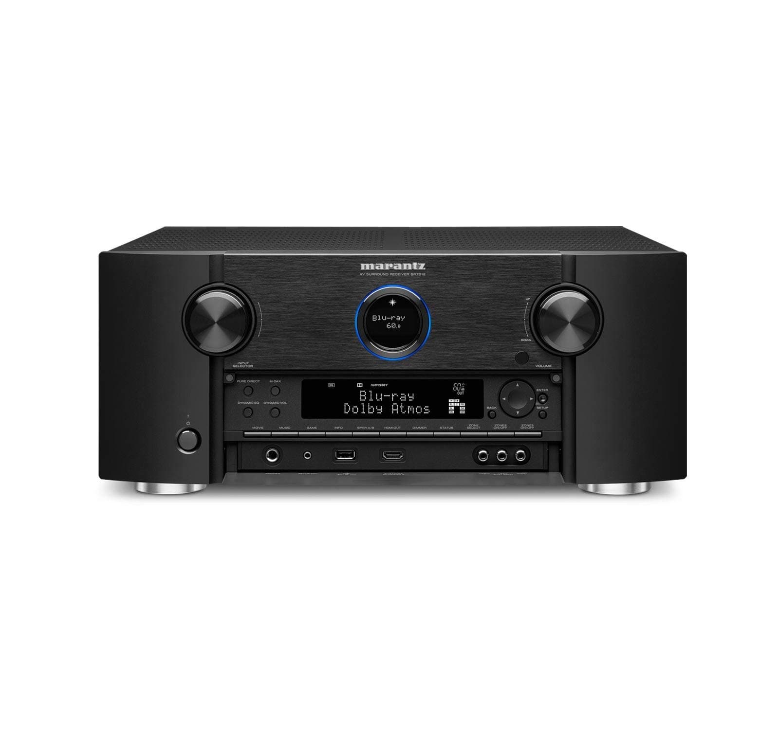 Marantz Audio Video Receiver Audio & Video Component Receiver Black (SR7012), Compatible with Alexa (Renewed)