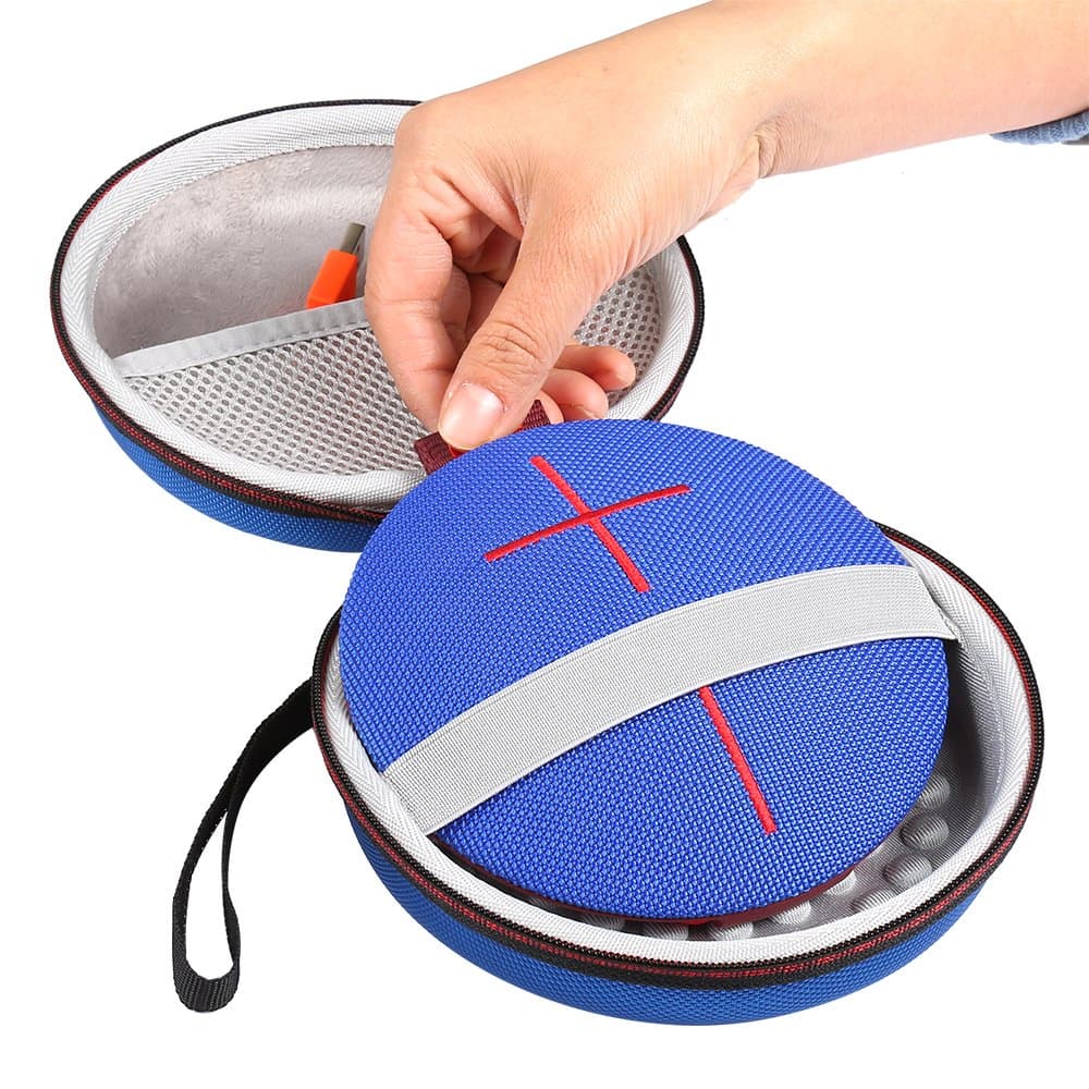Shucase EVA Hard Case for Ultimate Ears Roll/UE ROLL 2 Ultraportable Bluetooth Speaker (Blue)