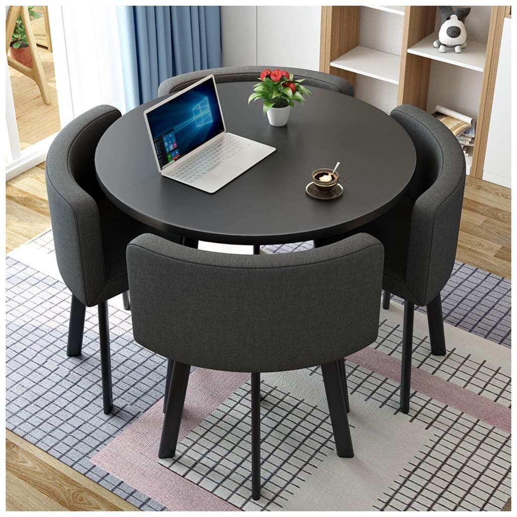 Reception Table And Chair Combination Negotiation Table Sales Office Shops Meetings Small Round Tables Office Conference Tables Leisure Tables And Chairs Hotel Lounges Balcony Western Restaurant