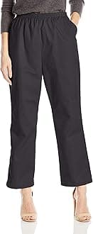 Chic Classic CollectionWomen's Cotton Pull-On Pant with Elastic Waist