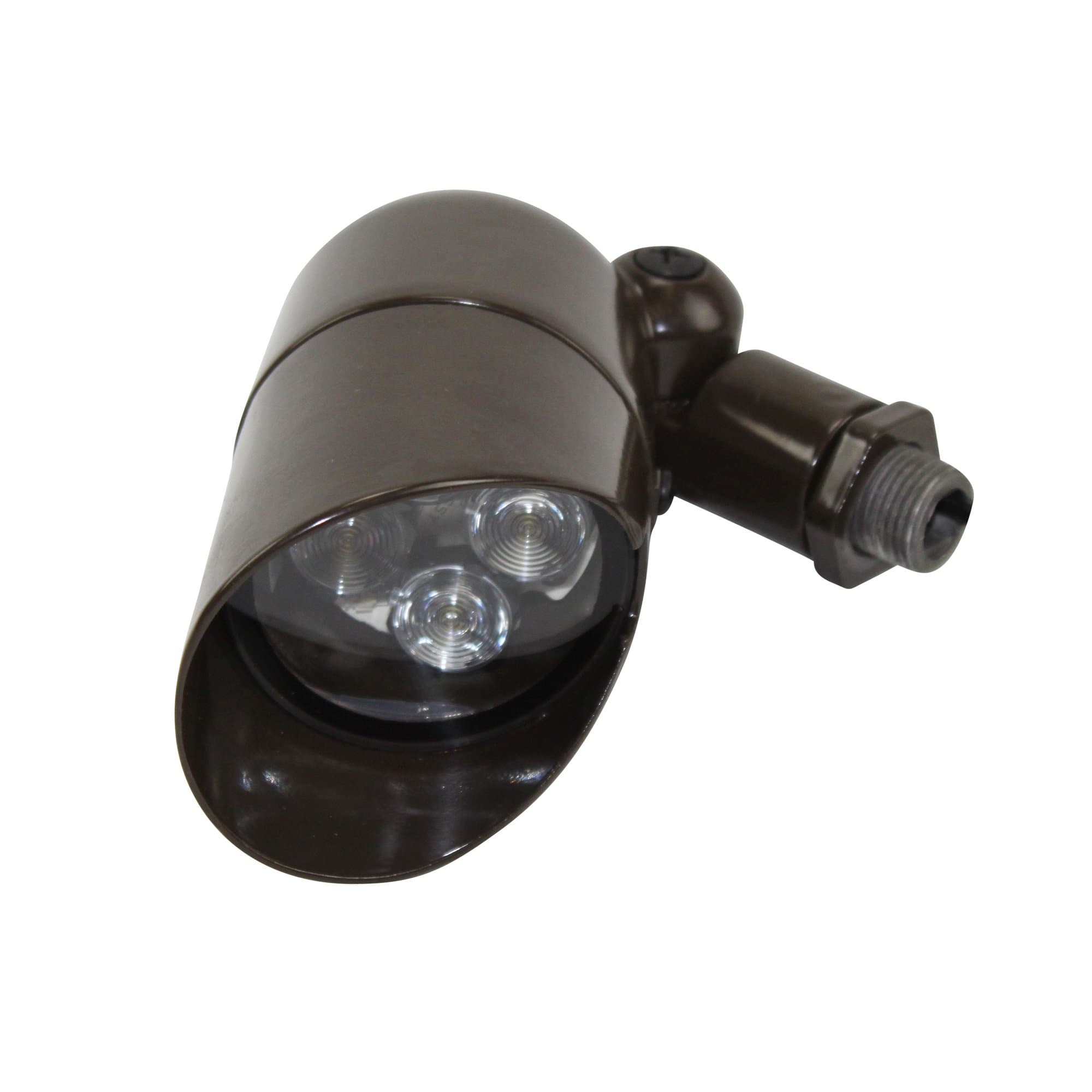 Hadco Lighting BLW5D4LC-H Low-Voltage LED Landscape Bullyte Light Fixture, Bronze