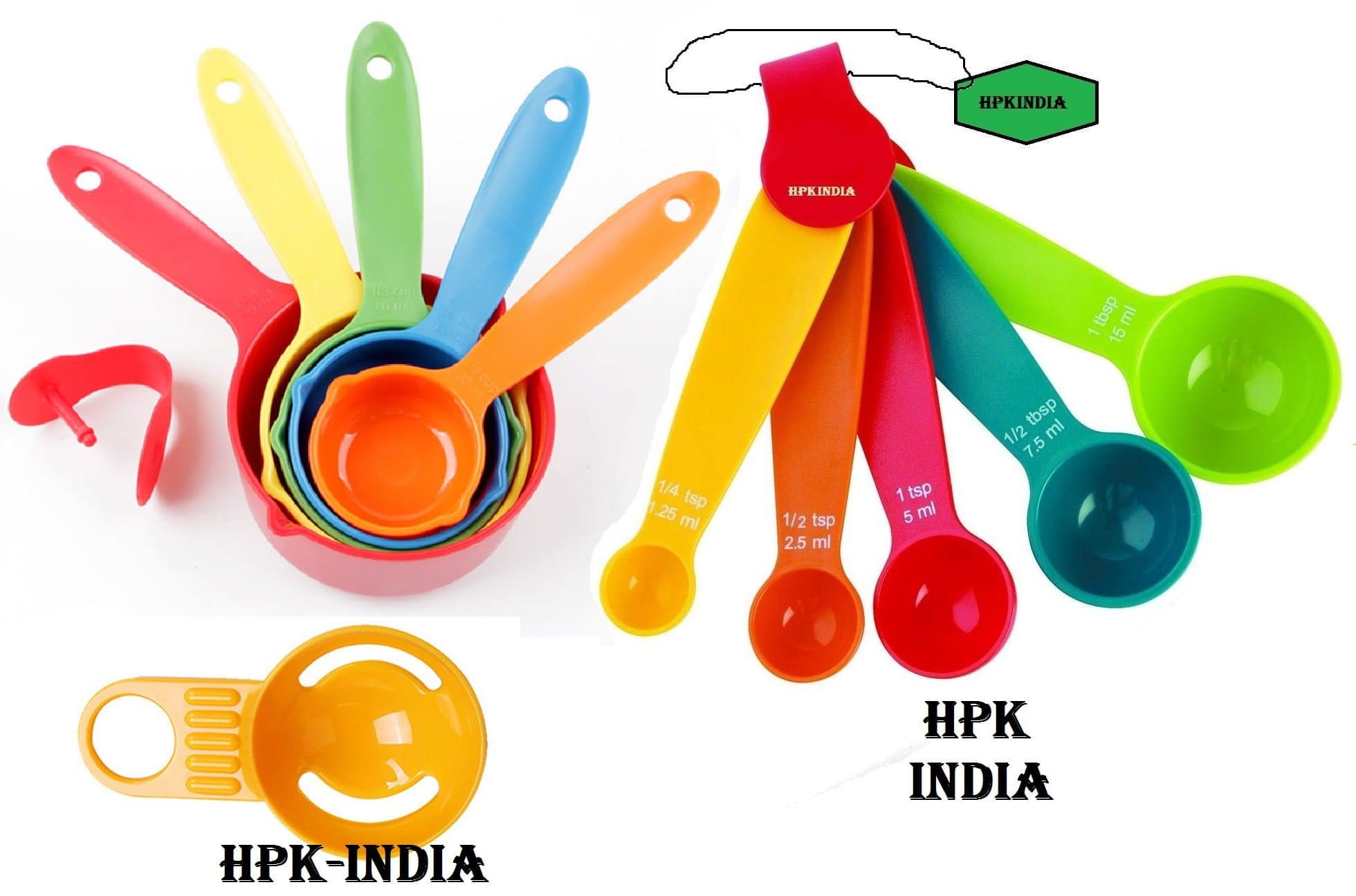 11 PCS Set of HPK Branded Box Packed Cake Making & Measuring Tools (HPK-KAC5)