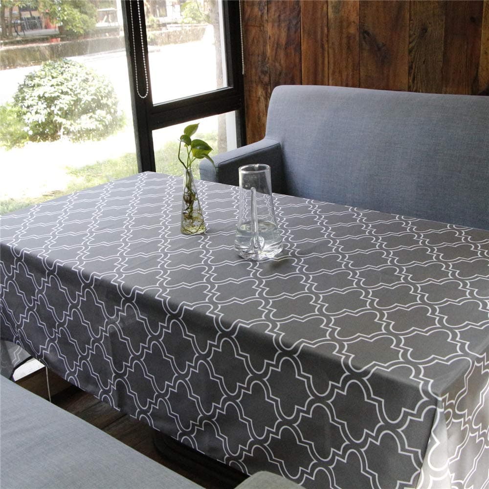 WENXIAOXU Table Cloth Rectangular Table Cover Simple Style tablecloth Heat and Moisture Resistance Multi-purpose Indoor and Outdoor,Waterproof simple B-1 100x140cm