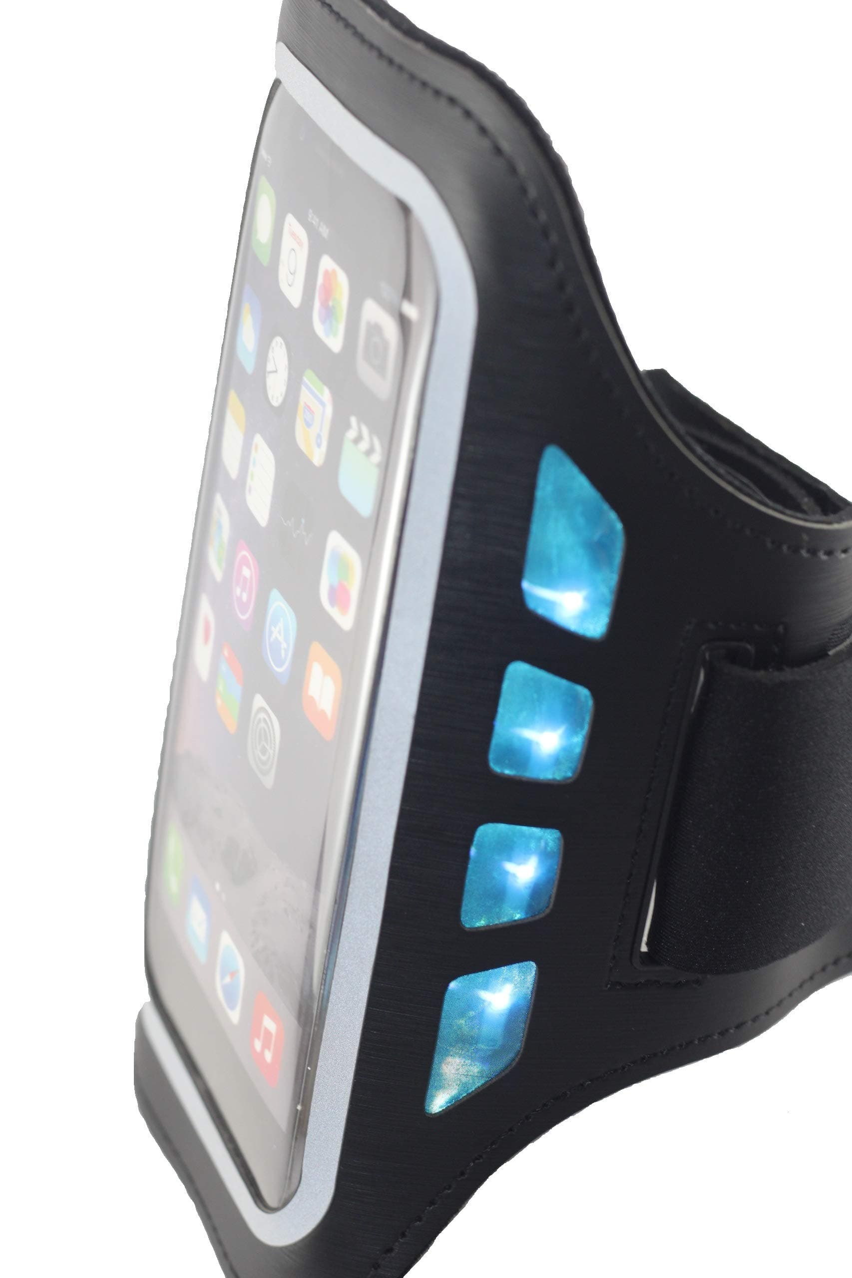 VKM DRUNK FOX Waterproof, Shockproof, Scratch/Dirt Resistant Armband Mobile Holder with LED Light for Any Mobiles Phones upto 6 inch for Men and Women