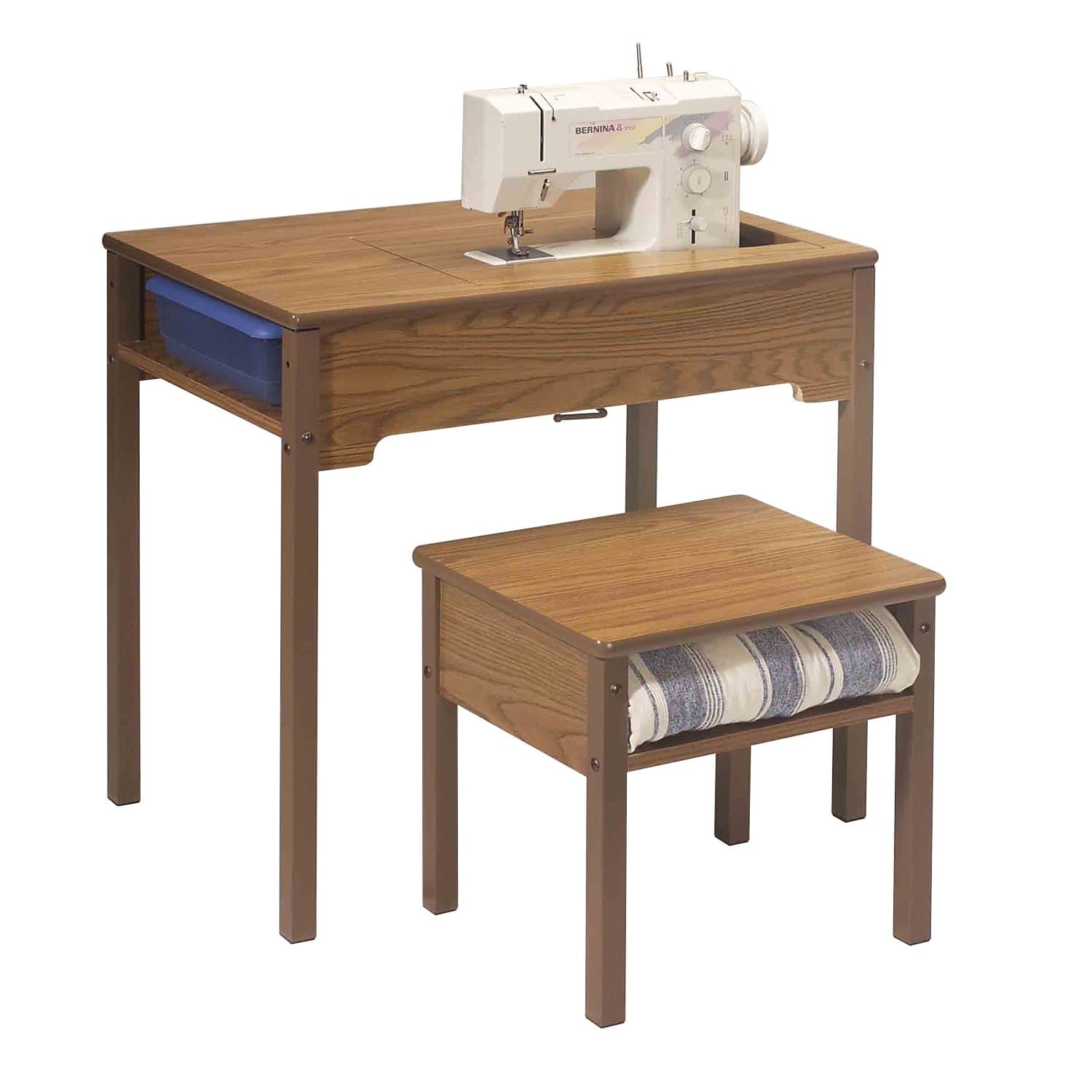 Model 453 Space Saver School Sewing Desk Fold Away Space Saver Sewing Desk. Rustic Maple