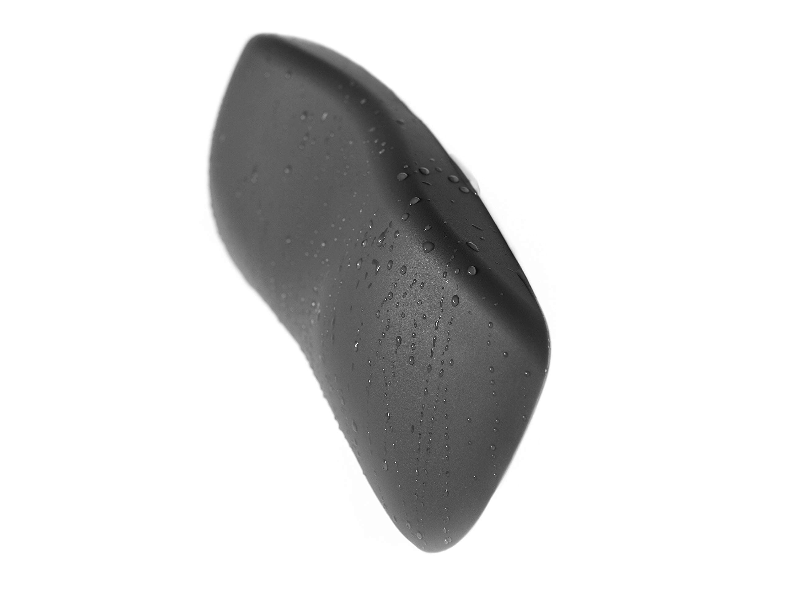 Aquatica Vanilla Luxury Bath Headrest - Comfortable Eco-Friendly Smooth Waterproof Spa Bath Pillow for Tub for Head and Neck - Black