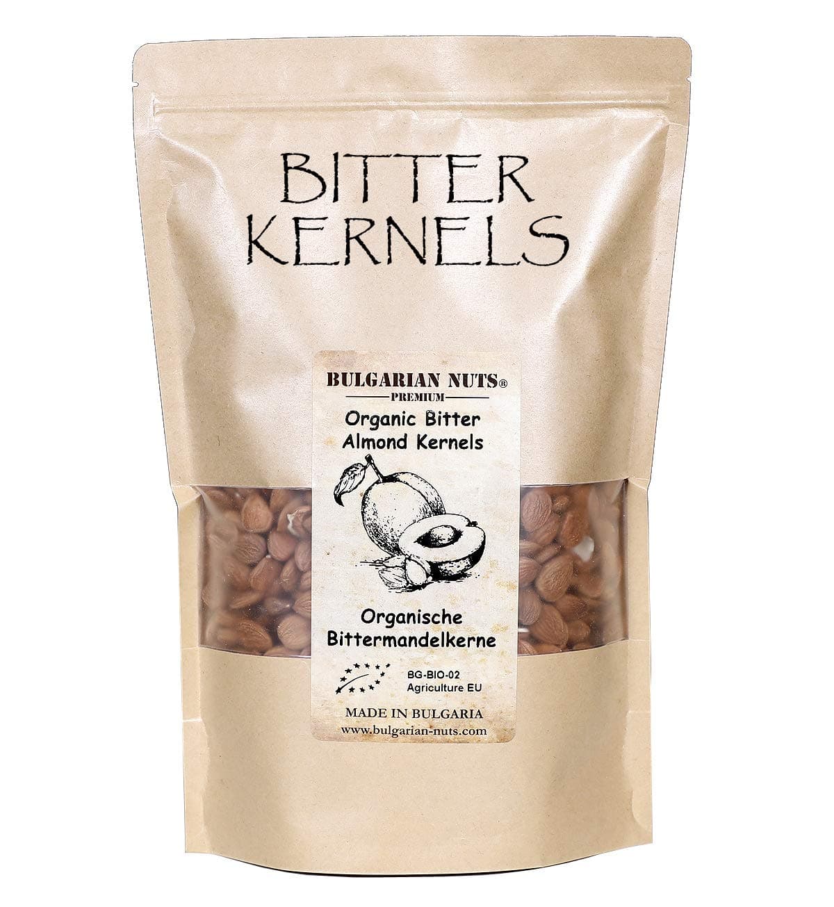 1 kg Raw Almond Bitter Kernels