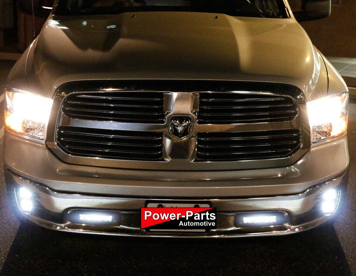 Front Bumper Light Bar Pair Ram 1500 (Gen.4) Year of Manufacture: 11-18 (Plug & Play Kit)
