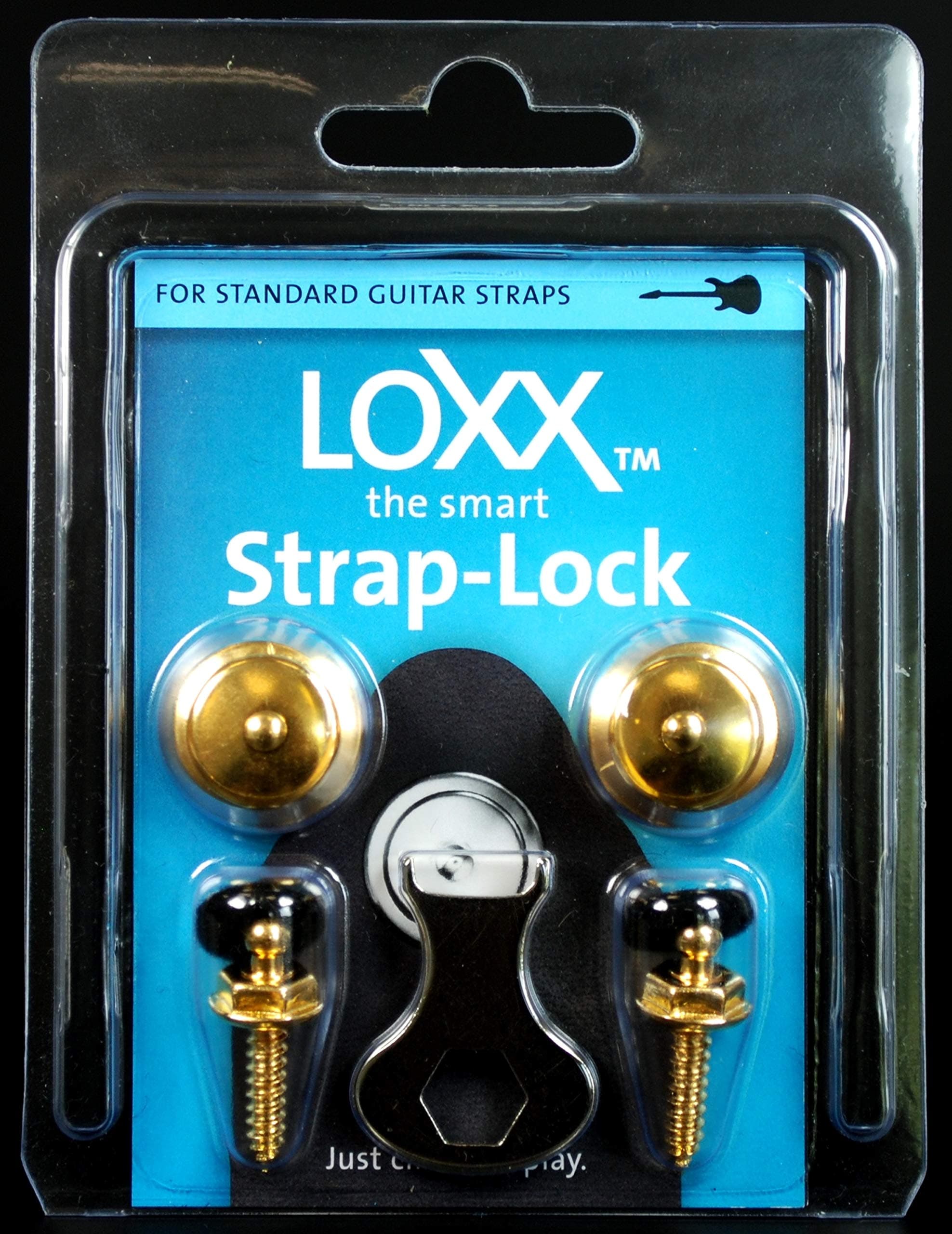 Loxx EG/B Instrument Strap Lock - Gold