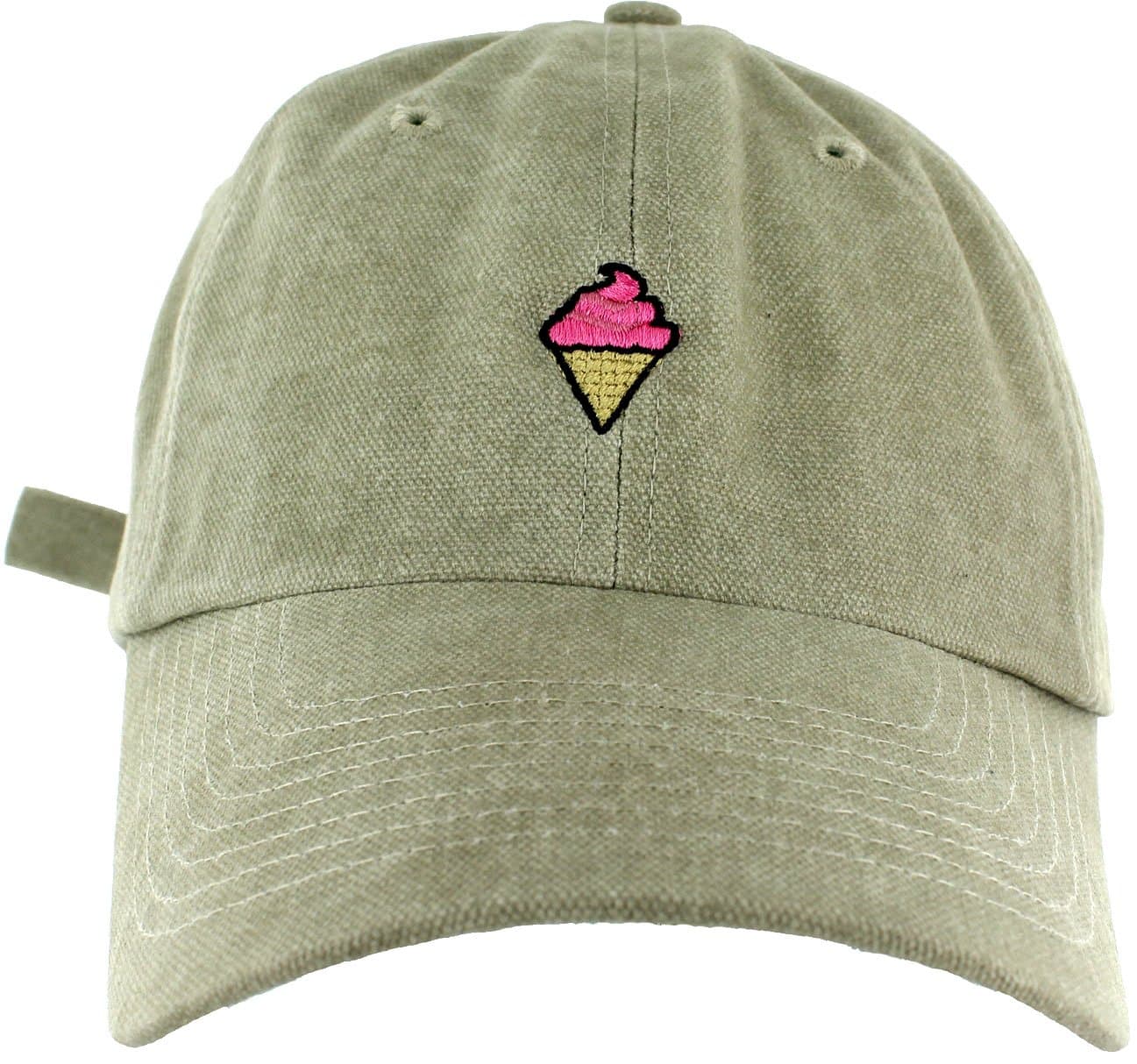 Ice Cream Dad Hat Embroidered
