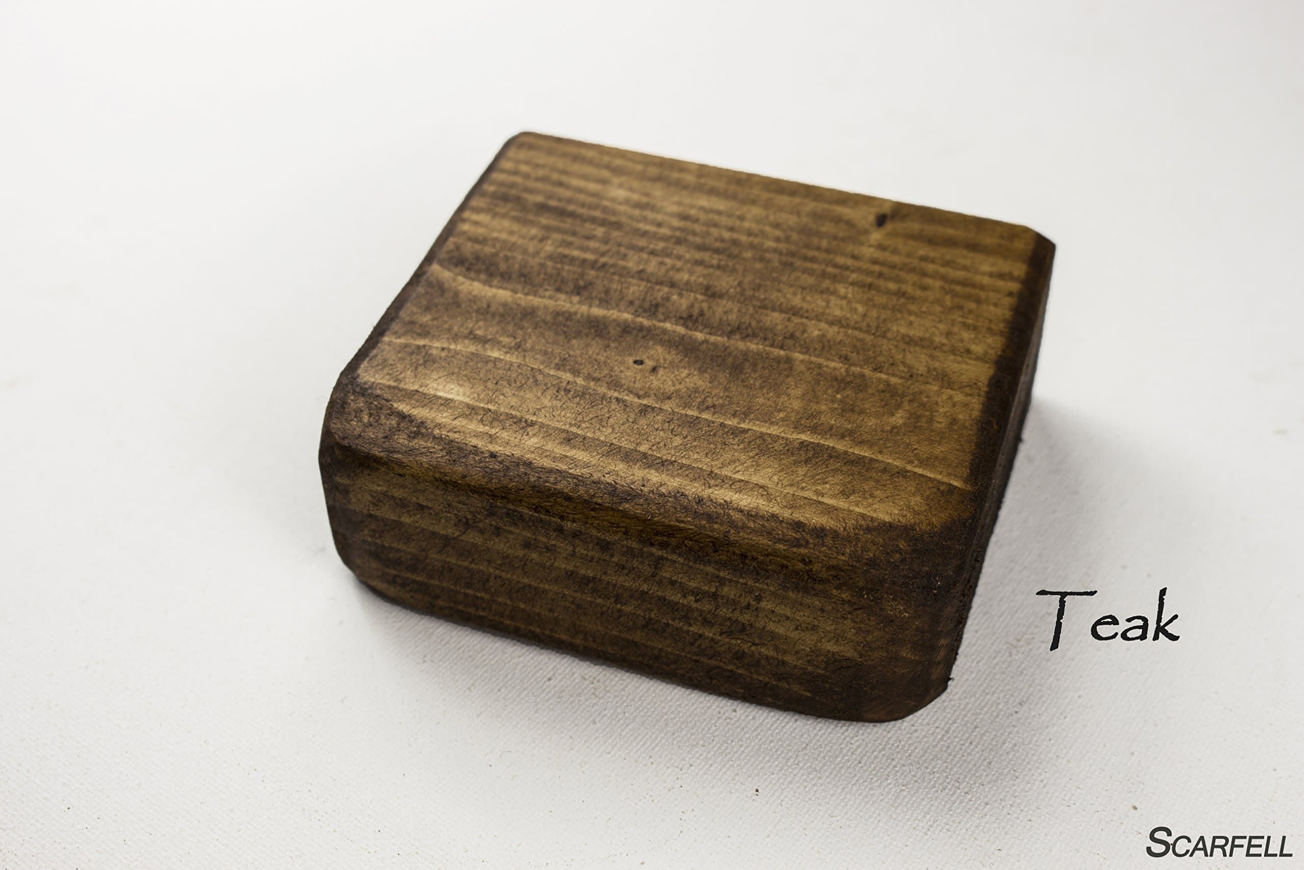 RUSTIC WOODEN WALL SCONCE CANDLE HOLDER (Teak)