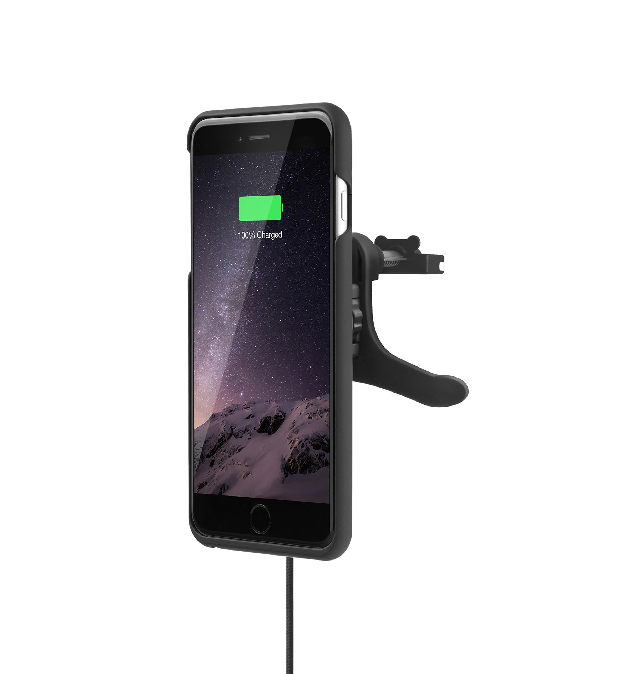 XVIDA Wireless Charging Car Kit - Qi Charging - Wireless Charging Protective Case and Magnetic Charging Air Vent Mount for iPhone 6/6S Plus