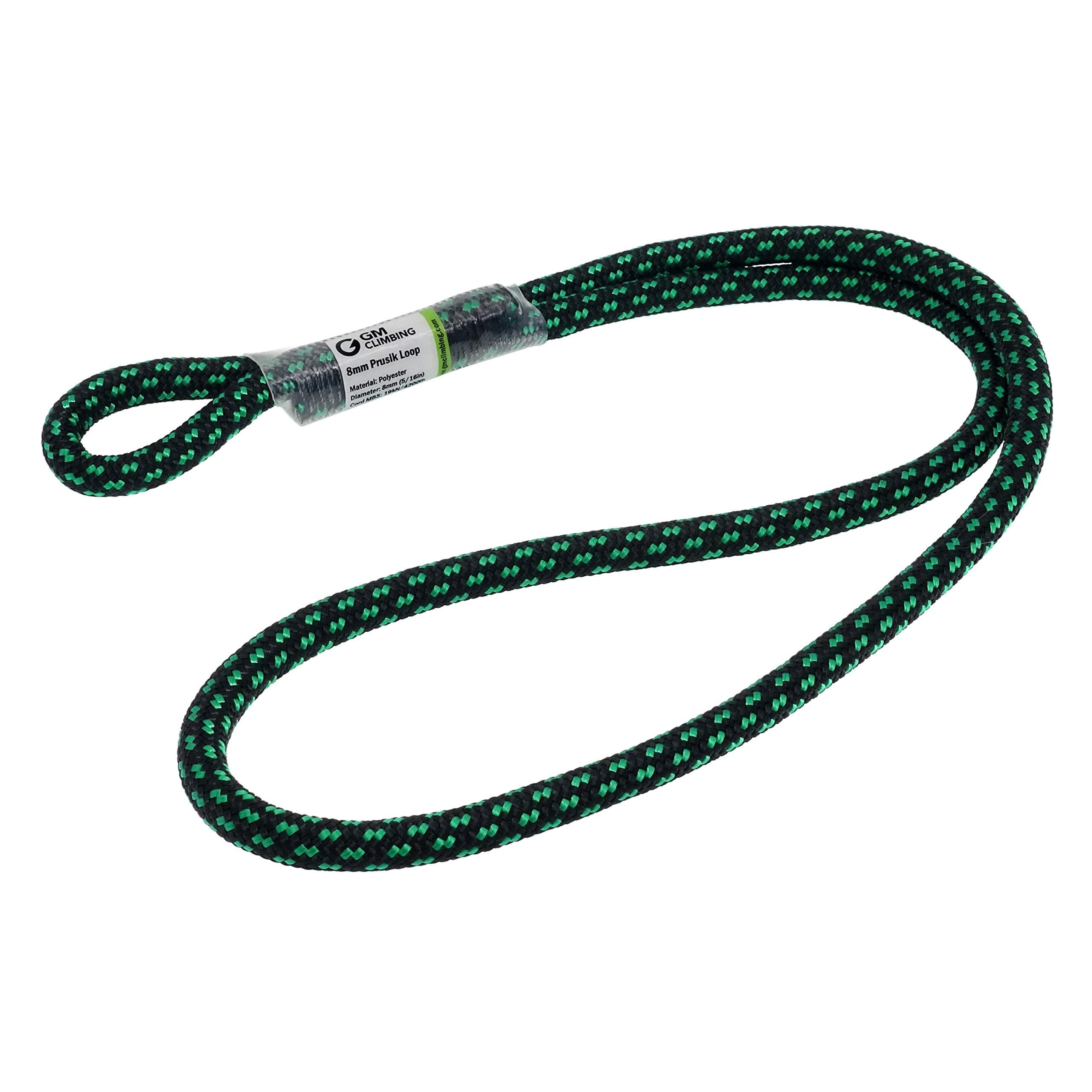 GM CLIMBING 8mm (5/16") Prusik Loop Pre-Sewn 18 inches / 24 inches