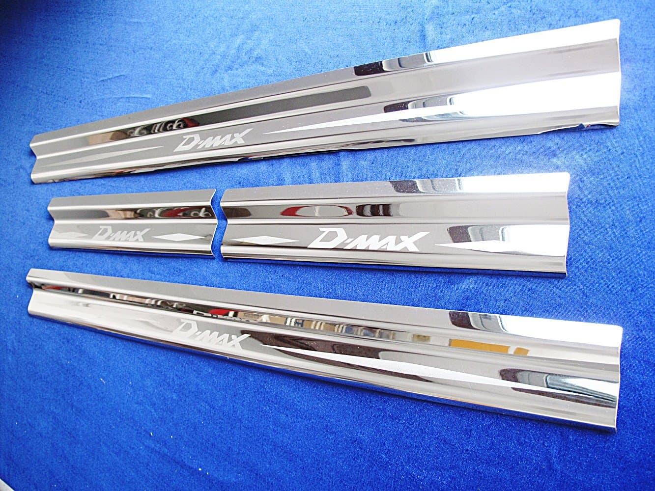 Isuzu Dmax D-max 4 Doors Sill Stainless Scuff Plate Rodeo Year 2002-2011 Trim 03 04 05 06 07 08 09 10