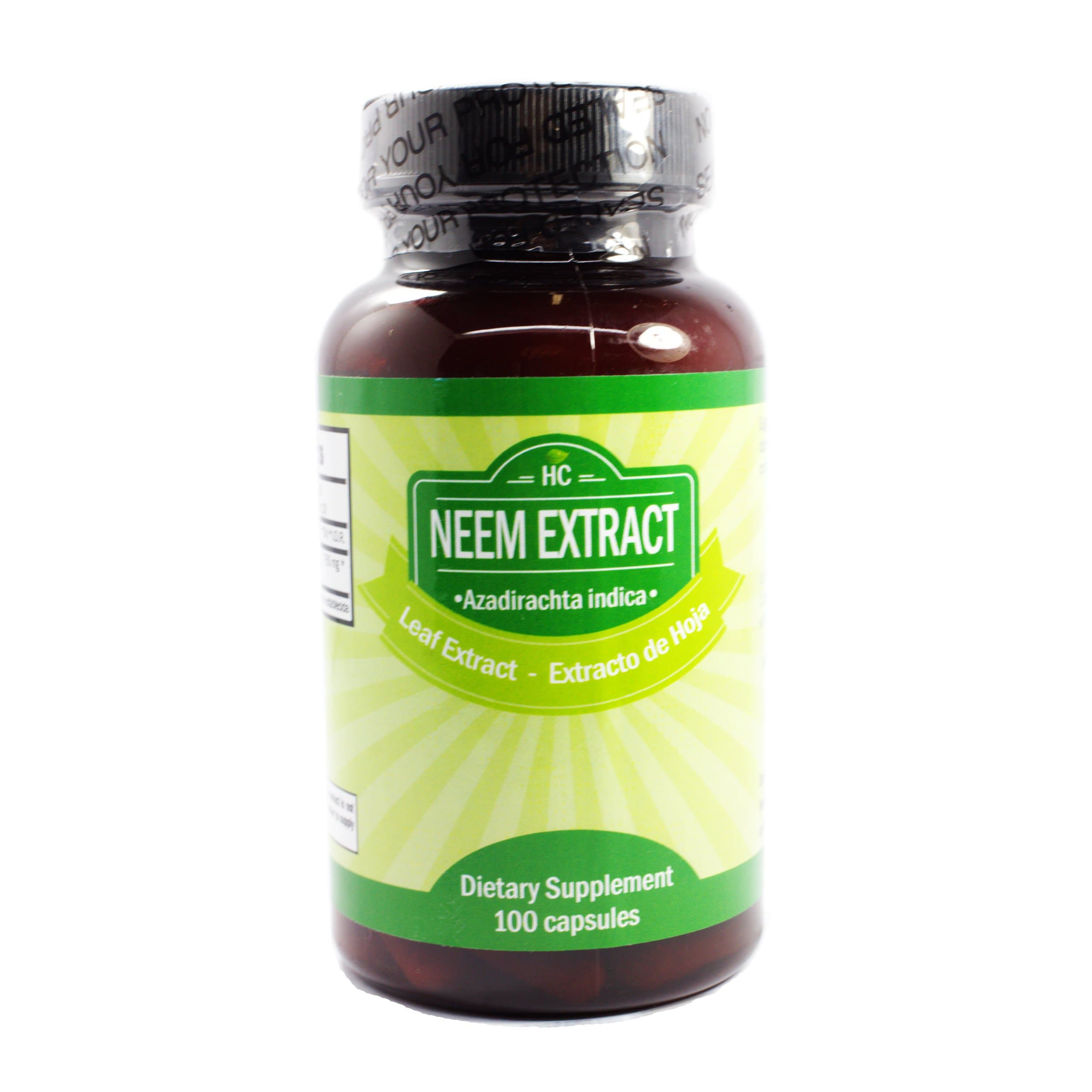Neem Immune System Boost Leaf Extract 100 Capsules