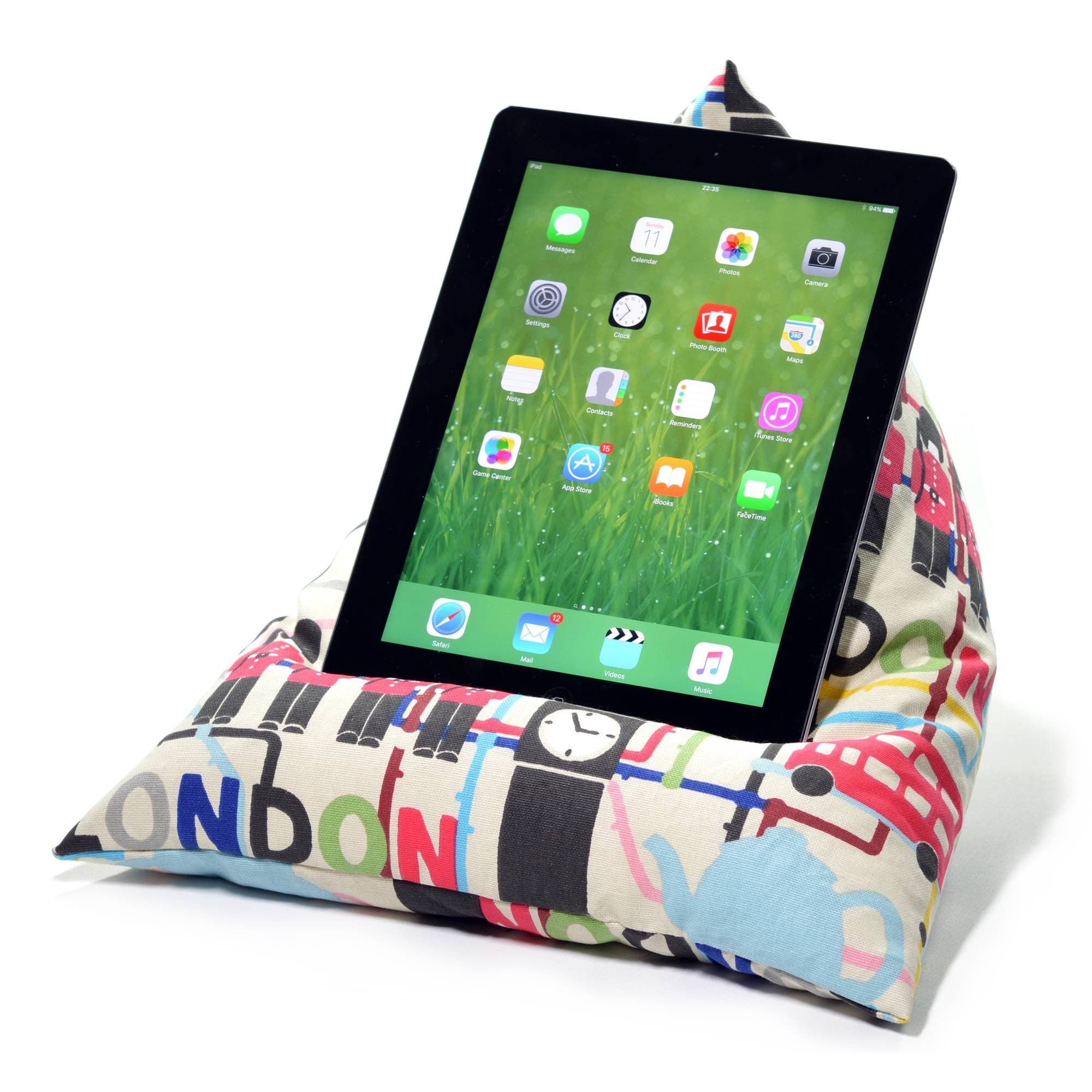 eBean Tablet Cushion - LONDON - beanbag stand lap holder suitable for all iPads tablets and ebook readers