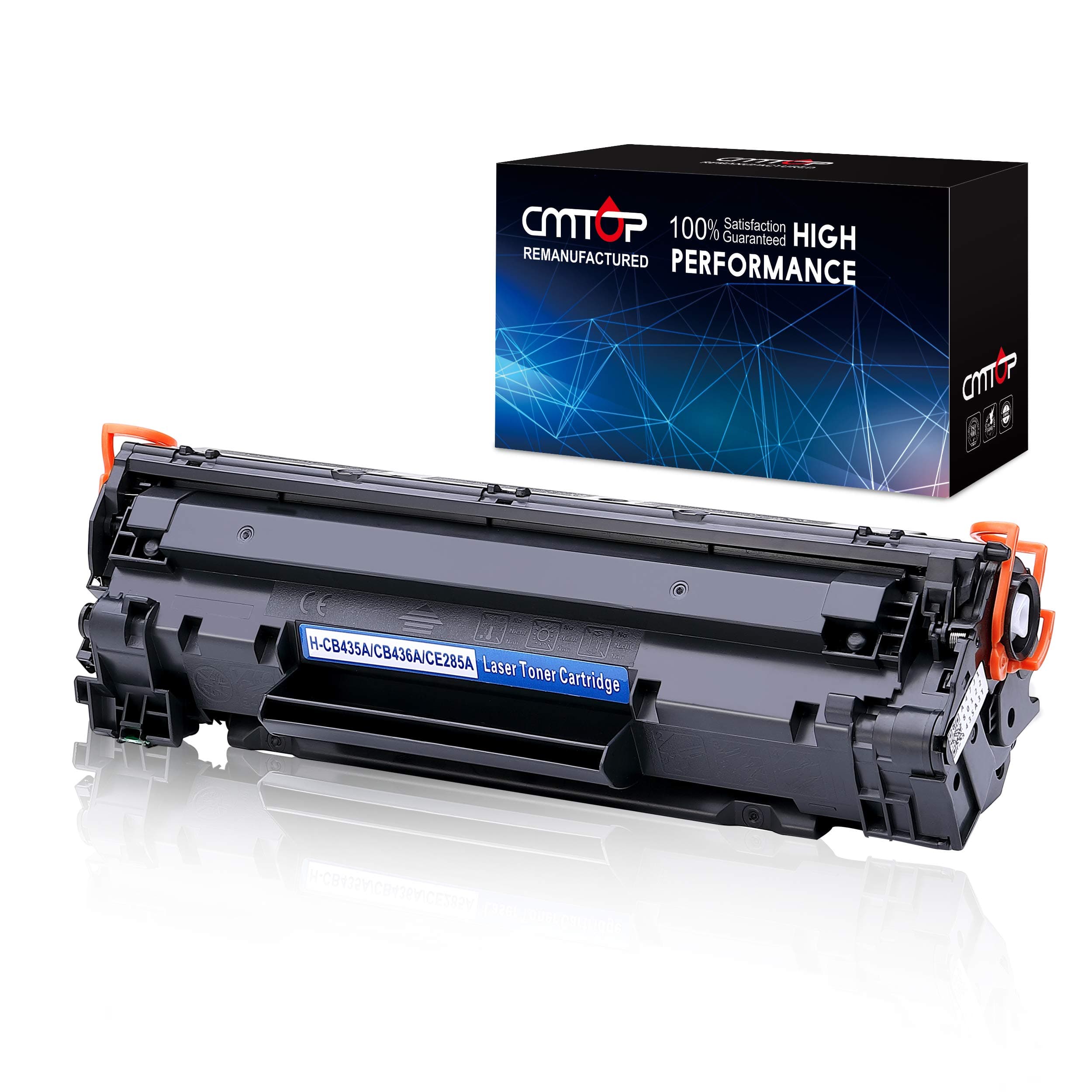 CMTOP 85A CE285A Compatible Toner Replacement for HP 85A CE285A Toner, use in HP Laserjet Pro P1102W P1109W P1100 P1102 P1109 M1130 M1132 M1138 M1139 M1212NF M1217NFW M1219NF MFP Printer, Black