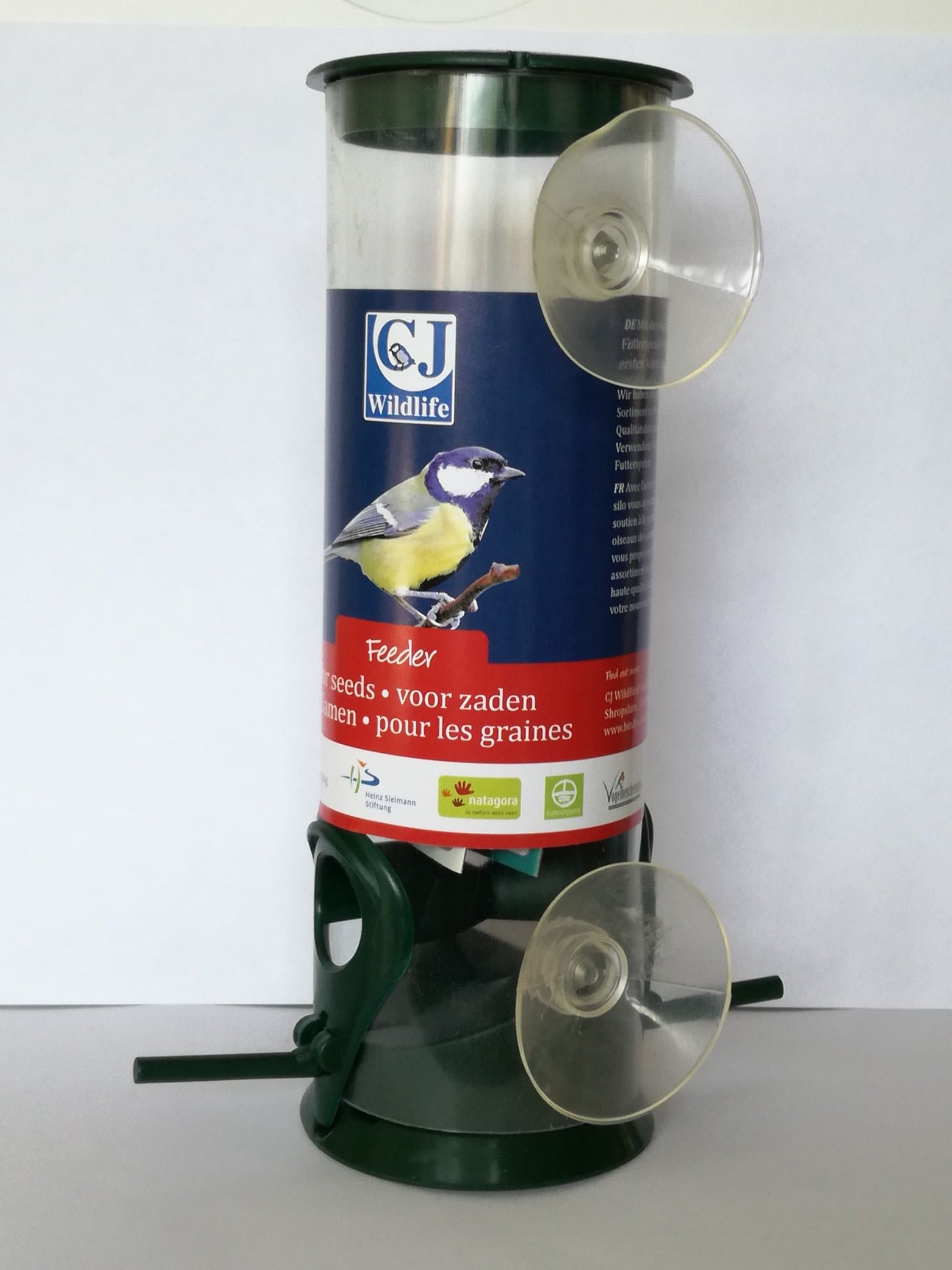 CJ Wildlife Window Seed Feeder for Birds