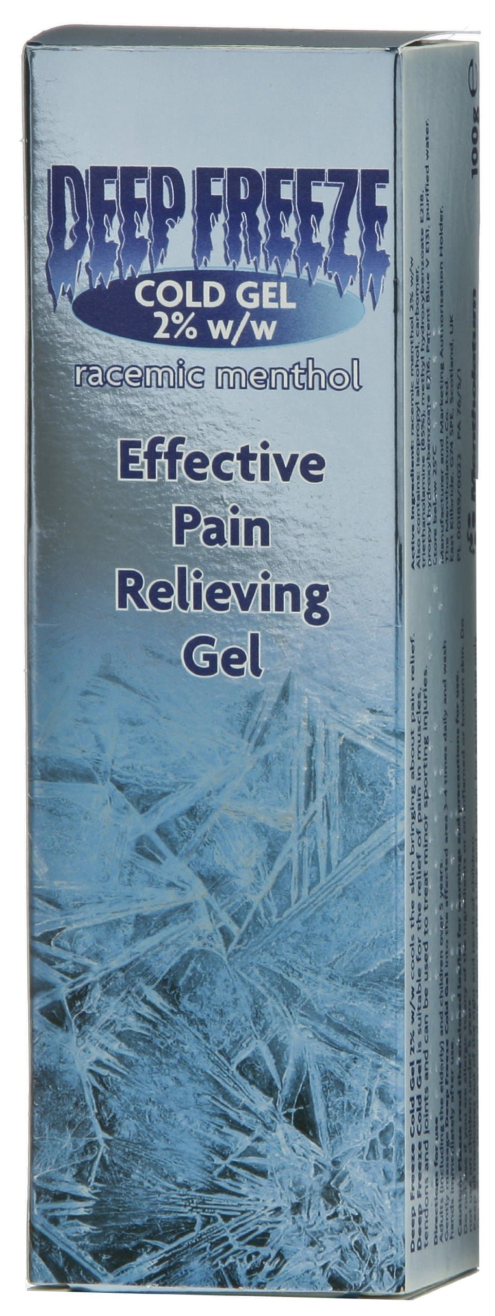 Deep Freeze Cold Gel 2% w/w 100g