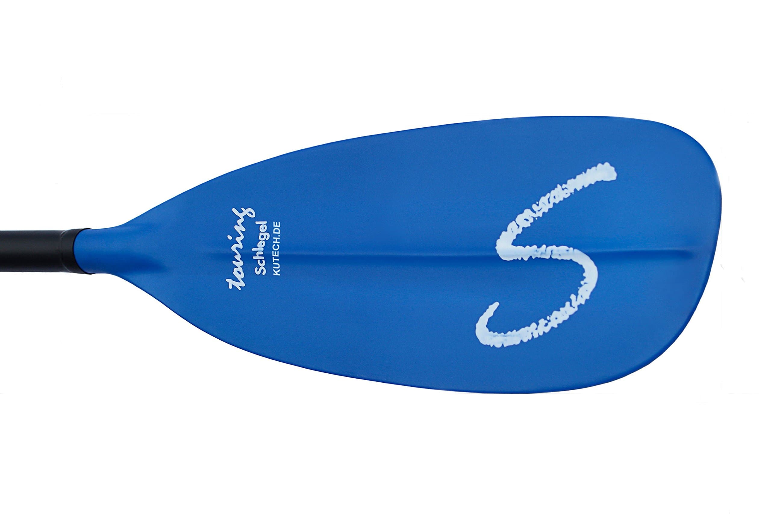 Recreational Touring Paddle split version, with asymmetrical blades, light, stiff and high-strength Duralight touring blades. Schlegel Paddles made in Germany. - 220cm - 30°