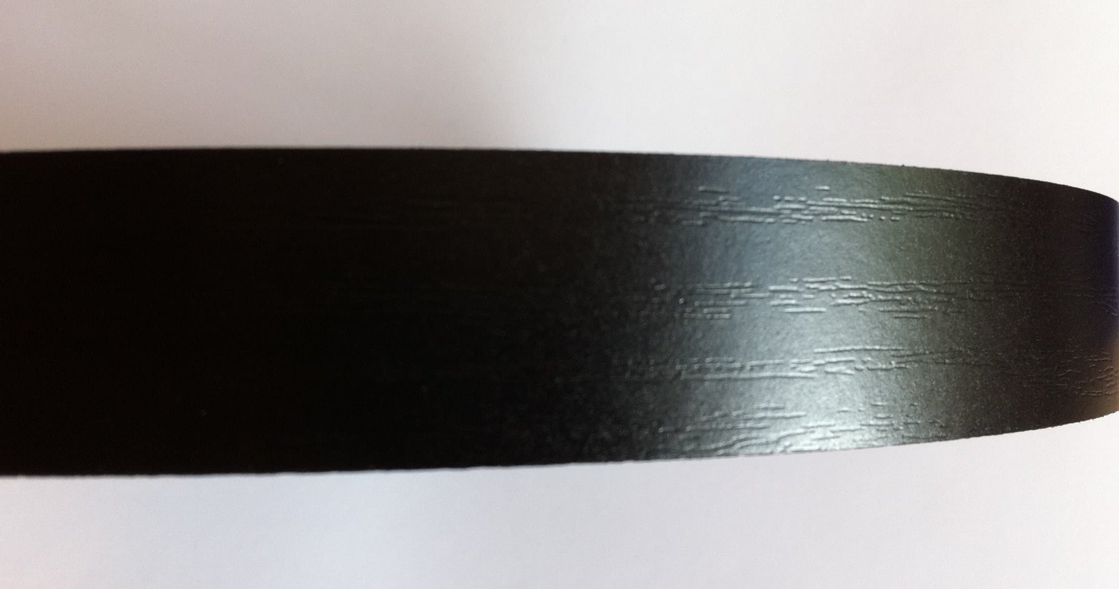 Black Embossed / Black Ash 22mm Iron-on Melamine Edging from Hardwoodwaresales: 50 Metres