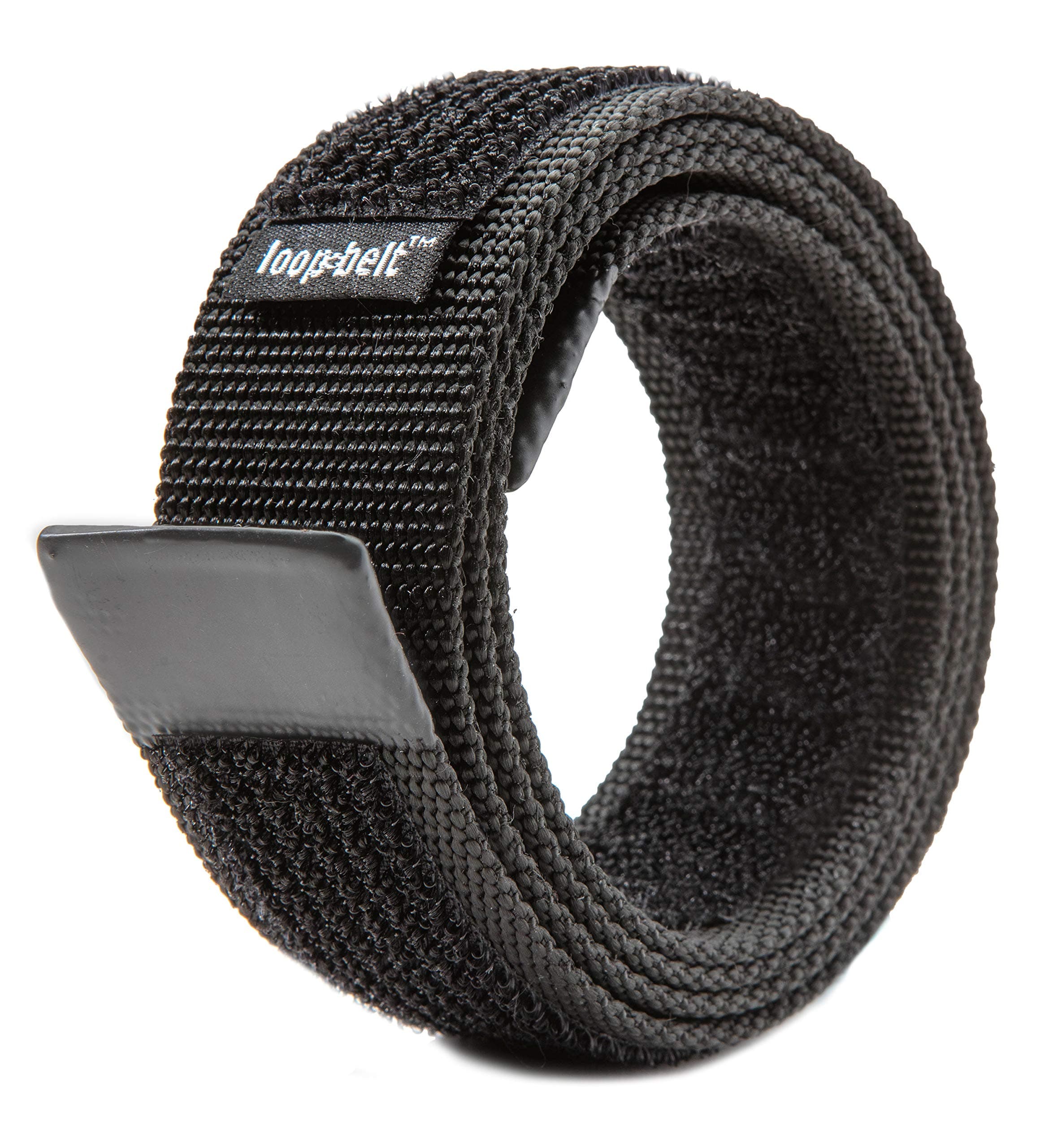 Loopbelt No-Scratch Reversible Web Belt, with Rubber Coated Tips and Advanced H&L Fasteners