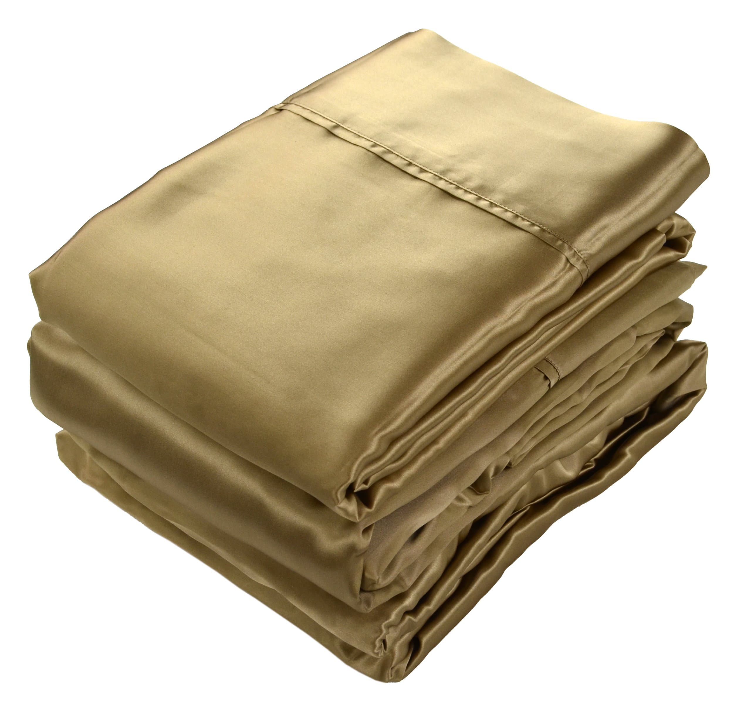 Silk Charmeuse Sheet Set - Bronze - Twin Set