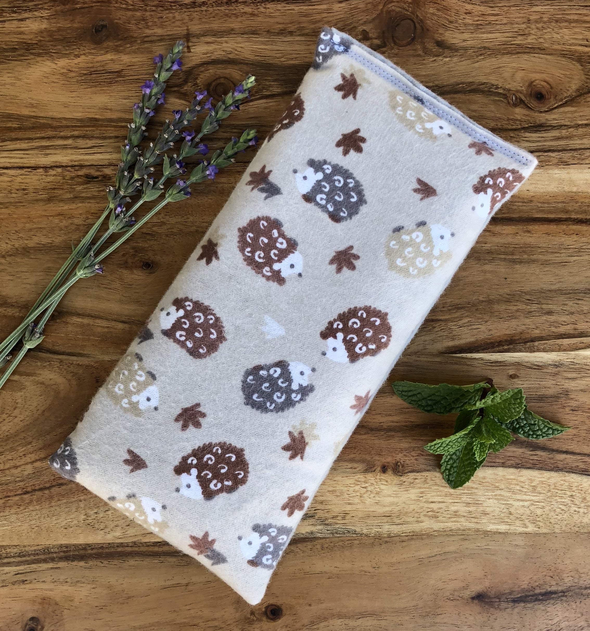 Microwave Heating Pad Bag Lavender Hedgehog Gift