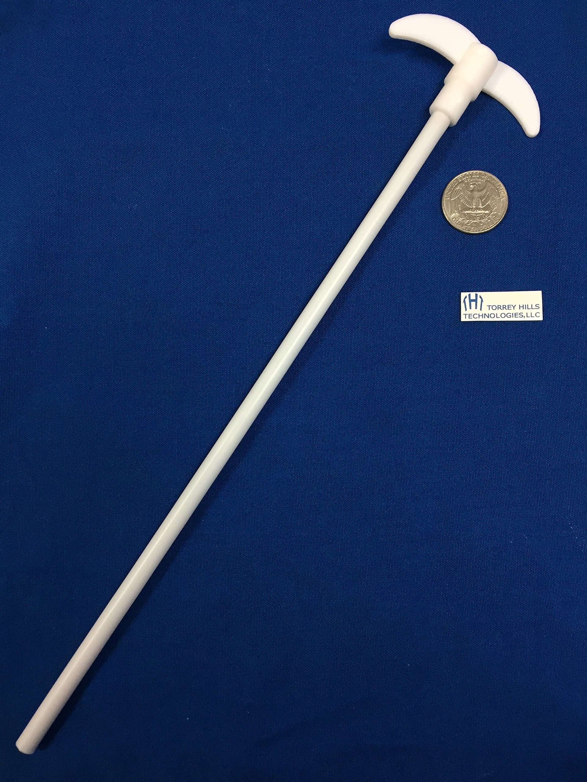Torrey Hills Technologies 12" PTFE Teflon Stir Rod with Two Fold-able Blades
