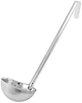 Winco Prime One Piece Stainless Steel Ladle, NSF Listed, 8 Ounce