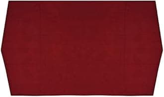 OrientalWeavers Hand Block Printed Floral Design Cotton Fridge Top Cover with Spacious Deep Multi-Utility Pocket (Maroon, 26 inch x 48 inch)