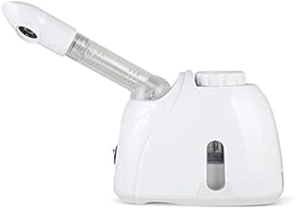 EzLife Facial Steamer for Unisex - MultiPurpose Steamer (White)