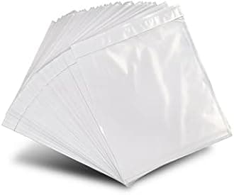 9527 Product 11.4 x 14 cm Clear Self Adhesive Shipping Label Envelopes Pack of 100