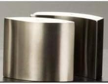 American Metalcraft SPDX11 Stainless Steel Salt and Pepper Shakers Set, Modern Design, 4-Ounce, Ivory