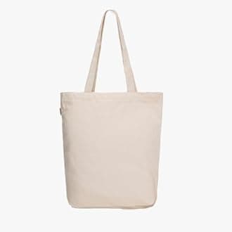 Ecoright Tote Bag for Women with Zipper, Small Tote Bag, Canvas Bag, Reusable Cotton Bag for Beach, Grocery, School & Work